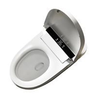 8824S Dayao WC monobloc intelligent à affichage LED, à poser au sol, allongé, avec siphon S-trap, éclairage nocturne, couvercle chauffant et télécommande