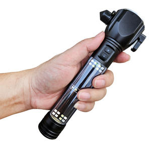 Linterna multifuncional Luomen 18650 con zoom LED recargable, brújula y imán para uso en exteriores - Product Image 4