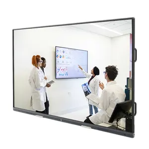 लंदन अस्पताल मेडिकल डायग्नोज़ के लिए बड़े आकार की 86 98 इंच इंटरैक्टिव टच स्क्रीन 4K यूएचडी स्मार्ट बोर्ड डिजिटल डिस्प्ले