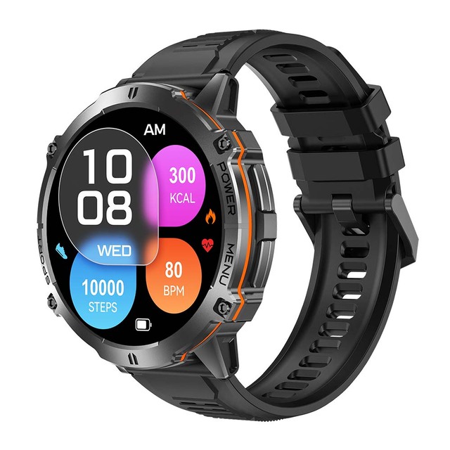 X3 Outdoor Men's Smartwatch 1.73" AMOLED 900mAh 1ATM 100+ Sports Modes BT Calling Health Monitor Fitness Tracker Smart Watch