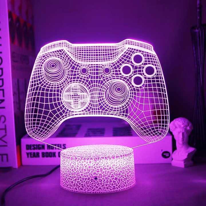 Gaming table lamp RGB Acrylic Led Table Lamp Computer Desk Atmosphere ...