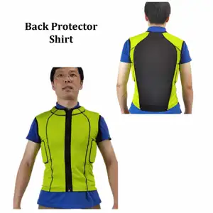 남성용 스키 오토바이 등 보호 조끼 여성 남성용 CE 보호 패드가있는 오토바이 타기 장갑 셔츠