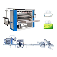 Mesin Produksi Produk Kertas Otomatis Penuh Kapasitas Tinggi 2-lini hingga 4-lini Mesin Tisu Wajah Lini Produksi