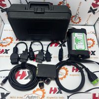 VOCOM1 PTT de Cabeza Redonda 28241 para Herramienta de Diagnóstico para Camiones Pesados y Excavadoras con Opciones USB/Disco Duro