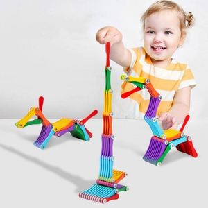 <b>Creative</b> Construction Engineering Fun Educational Building Set Wooden STEM Learning Toys for Boys and Girls Ages 3-10 - Product Image 4