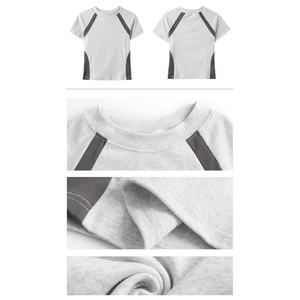 Camiseta de Manga Corta Ajustada Personalizada para Niñas, Camiseta de Verano de Color, Tejido de Punto Transpirable, Estilo Casual - Product Image 6