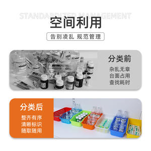 Caja de Medicamentos para Infusión Sishubang, Centro de Almacenamiento y Dispensación de Medicamentos Orales de Plástico para Estación de Enfermería 35175 - Product Image 6