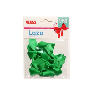 Nastro ILAN Lazo 15 mm Verde Raso per Decorazioni e Lavori Creativi - Product Image 2