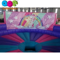 Machine de jeu de plein air gonflable mécanique pour enfants et adultes, jeu de rodéo gonflable, taureau, cheval, licorne