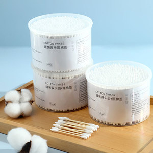 Hisopos de Algodón de Doble Punta, 500 Unidades, Desechables, Multiusos, para Limpieza de Oídos y Uso Cosmético - Product Image 1