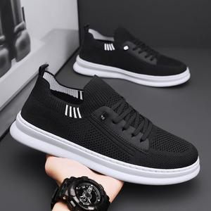 <span class=keywords><strong>Scarpe</strong></span> Sportive da Uomo Leggere in Maglia Fly-Knit, Comode Sneakers Casual con Lacci <span class=keywords><strong>e</strong></span> Design a Calzino, Produzione all'Ingrosso - Product Image 3