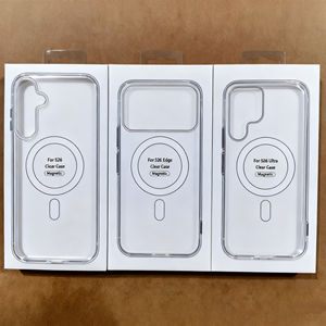 Haute qualité Amason vente en gros <span class=keywords><strong>téléphone</strong></span> magnétique pour Samsun S26 TPU + PC <span class=keywords><strong>coque</strong></span> <span class=keywords><strong>de</strong></span> <span class=keywords><strong>téléphone</strong></span> <span class=keywords><strong>de</strong></span> Charge sans fil transparente pour Sam S26series - Product Image 1