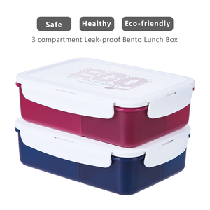 Boîte à repas pour le Camping, 5 compartiments, pour sandwichs, personnalisable avec 3 compartiments, bon marché, avec Logo, sur mesure - Product Image 3