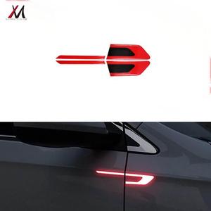 High Quality 2pcs Set Auto Body Protection <strong>Car</strong> Safety Adhesive <strong>Sticker</strong> Reflective <strong>Car</strong> Fender Logo TPU Silicone Material for <strong>Door</strong> - Product Image 1