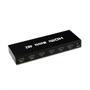HiFi 4x2 matriz HDMI 4 en 2 audio video Switcher amplificador soporte 3D 1080 p con SPDIF salida coaxial y HDMI-CEC función