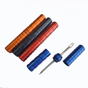 Kit de réparation de pneus de vélo sans chambre à air crevaisons de pneus de vélo de route de montagne comprend un alésoir de fourche de réparation de pneus bandes épaisses de 1.5mm et 3.5mm - Product Image 1