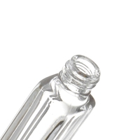 Flacon de parfum carré haut de gamme 10 ml 30 ml 50 ml en verre avec vaporisateur portable