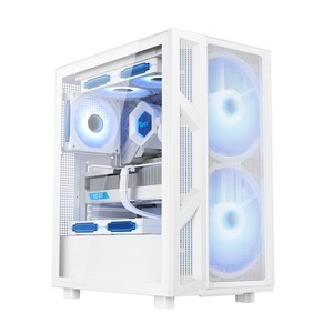 2025 bán hàng nóng cao luồng không khí Tempered Glass PC trường hợp ATX MATX ITX Máy tính chơi Game trường hợp tương thích với 240 mét làm mát chất lỏng - Product Image 3