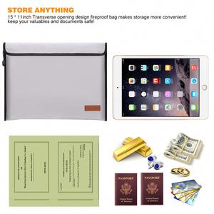 Made in China School Office Supply Stationery Twin Clip File <b>Folder</b> Fireproof Waterproof Document Cash <b>Card</b> Bags - Product Image 6