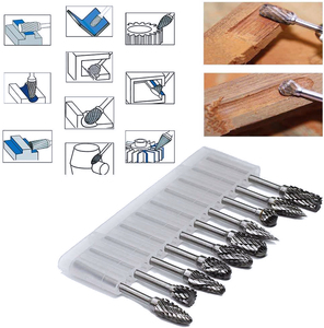 Fraise rotative en carbure de tungstène OEM, 6 mm/1/4 po, à double coupe, surface polie, pour débavurage de métaux, vente directe usine, prête à l'emploi (<span class=keywords><strong>RTS</strong></span>) - Product Image 2