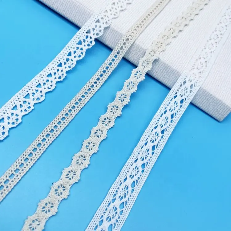 OEKO-TEX bsci fábrica china atacadas alta qualidade crochê tecido guipure bordado tecido de renda material