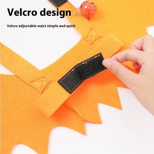 Pakaian hewan peliharaan lintas batas musim gugur, kostum kucing motif lucu dengan sayap kelelawar dan transformasi gaya bel untuk anjing dan kucing - Product Image 4