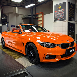 Película Protectora de Carrocería de Alto <span class=keywords><strong>Brillo</strong></span> Gener Nano FILM, <span class=keywords><strong>Vinilo</strong></span> Naranja Metálico Brillante para Envolver Autos, PPF Automotriz de Alta Calidad - Product Image 1