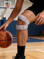 Genouillère réglable en forme de X avec bande de soutien stabilisatrice du tendon rotulien et sangle de protection de la rotule