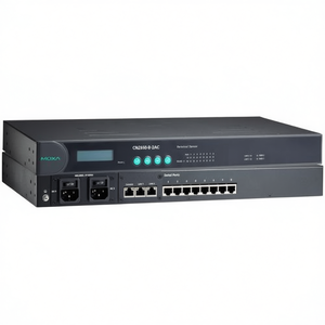 Servidor Terminal Moxa CN2650-8-2AC, 8 Puertos Seriales, 2 Puertos Ethernet, Dispositivo de Red Industrial - Product Image 2