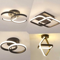 Harga Pabrik Lampu Langit-langit Led Modern Dekoratif Dalam Ruangan untuk Koridor Ruang Tamu Permukaan Terpasang