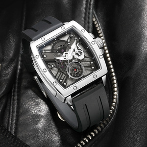 Men's sports watch, skeleton design, luminous, <b>waterproof</b> quartz <b>wristwatch</b> - Product Image 4