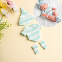 Vêtements de poupées pour 20cm bébé poupée bricolage accessoires pull vêtements pour Mini Reborn bébé poupées fille cadeaux