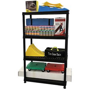 أرفف تخزين بلاستيكية بسعة 750lbs, أرفف تخزين بلاستيكية بسعة 750lbs ، شديدة التحمل ، <span class=keywords><strong>4</strong></span> طبقات ، 5 طبقات ، خفيفة الوزن ، مستودع المرآب ، وحدة الجرف المنزلية - Product Image 1