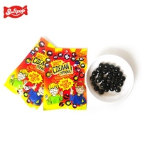 Wholesale Black Chewy Fruity Candy Soft Sweets with Sour Chewing Flavor Box Packaging