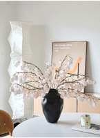 Li015 Fleurs artificielles de luxe légères en forme de lanterne, idéales pour décorer les sols du salon et de l'entrée, mariage
