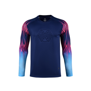 2025 maglia da allenamento da <span class=keywords><strong>calcio</strong></span> rosa con Logo personalizzato a maniche lunghe da uomo con Top da portiere con taglio automatizzato <span class=keywords><strong>abbigliamento</strong></span> da squadra - Product Image 6