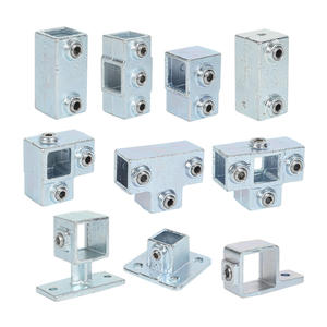 ברזל יצוק מגולוון 20/25/30/40 מ "מ מחבר צינור עבור חיבור ללא ריתוך של כלי מסגרת פלדה מרובעת - Product Image 4