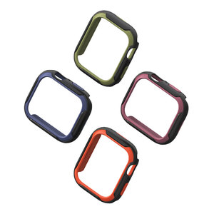 Funda de doble color para <span class=keywords><strong>Iwatch</strong></span> Band 41mm 45mm, funda protectora de silicona para reloj, bisel para Apple Watch Series 7 6 5 4 - Product Image 5