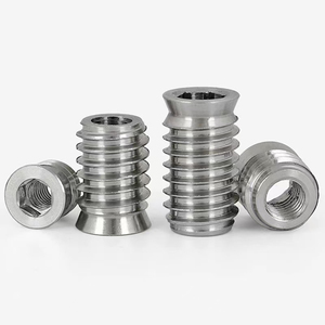 Écrous à insertion hexagonaux fraisés zingués Bibo Yaente Factory - Écrous traversants pour le travail du bois avec rondelle - Product Image 2