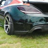 Nouveaux éclisseurs latéraux noirs style RS pour Genesis Coupe, capuchons de pare-chocs arrière, séparateurs latéraux arrière 2010+