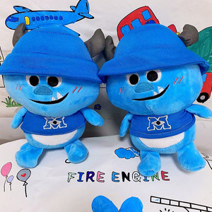 Personalizado Monster University Monstruo de pelo azul James <span class=keywords><strong>Sullivan</strong></span> Sombrero de peluche Camiseta <span class=keywords><strong>Sullivan</strong></span> Muñecos de animales de peluche Almohada de dibujos animados - Product Image 3