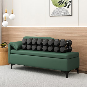 <span class=keywords><strong>Banc</strong></span> <span class=keywords><strong>de</strong></span> fin <span class=keywords><strong>de</strong></span> lit <span class=keywords><strong>de</strong></span> luxe moderne, tabouret rectangulaire rembourré pour <span class=keywords><strong>chambre</strong></span> à coucher, repose-pieds ottoman avec pieds en métal pour hôtel et appartement - Product Image 4