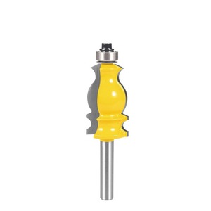 Fresa para pasamanos tipo cola de pez con vástago de 1/4 y punta de carburo para carpintería y molduras de escaleras - Product Image 4
