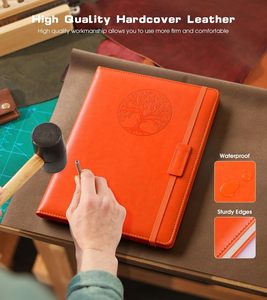 A5 B5 <b>A4</b> Classical 2026 2027 Custom Hard Cover Elastic Band 100 GSM Writing Paper Pu Leather Journal Journal <b>Planner</b> Notebook - Product Image 3