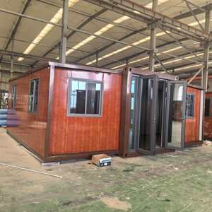 <span class=keywords><strong>Maison</strong></span> modulaire préfabriquée de 60 m2 (30 mètres carrés) <span class=keywords><strong>avec</strong></span> toilettes et douche, <span class=keywords><strong>maison</strong></span> modulaire résistante aux ouragans - Product Image 1