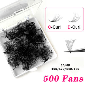 <span class=keywords><strong>Cils</strong></span> en éventail pré-faits hybrides 3D-16D, éventails lâches, tige fine et pointue, <span class=keywords><strong>faux</strong></span> <span class=keywords><strong>cils</strong></span> en soie, volume russe, extension de <span class=keywords><strong>cils</strong></span> - Product Image 3