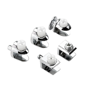 Hợp kim nhựa sắt thép mạ kẽm kim loại kính kệ khung vuông kính clip cho đồ nội thất nhà bếp phòng tắm Khung tủ - Product Image 1