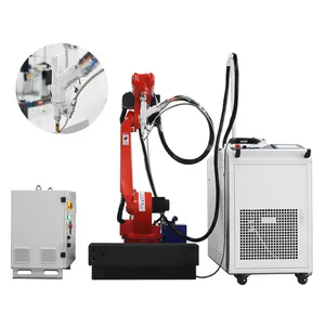 500W 1000W 1500W Rotated 360 Degrees Laser Hybrid Arc Welding Robot Laser Welding Machine