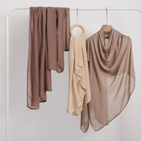 Haute qualité 175*70cm large bord islamique tête enveloppes châles Premium plaine doux mince respirant modèle coton musulman femmes Hijabs