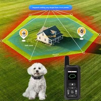 Collar con Valla Electrónica para Perros Dos en Uno, Impermeable IP67, Doble Modo de Funcionamiento, para Perros de Exterior, Suministros para Mascotas